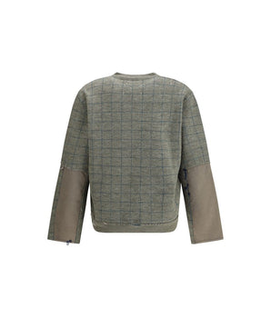 Margiela Green Fleece Wool Sweatshirt