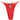 Dolce & Gabbana Red Nylon Stretch Tanga Brief Panty Underwear