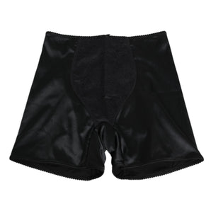 Dolce & Gabbana Black Silk Stretch Slip Cycling Women Underwear