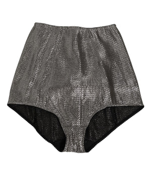 Dolce &amp; Gabbana Gray Silk Stretch Slip Girdle Panty Underwear