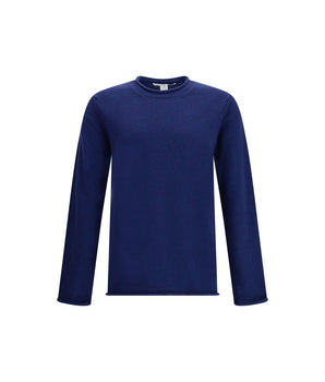 Comme Des Garçons Blue Wool Sweatshirt