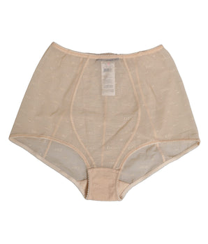 Dolce & Gabbana Beige Nylon High Waist Girdle Panty Underwear