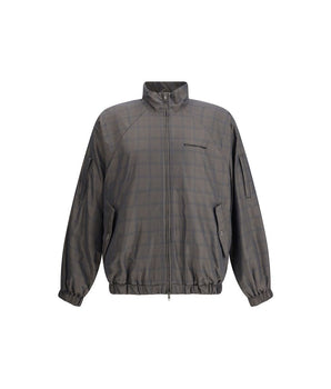 Balenciaga Brown Cotton Shell Jacket