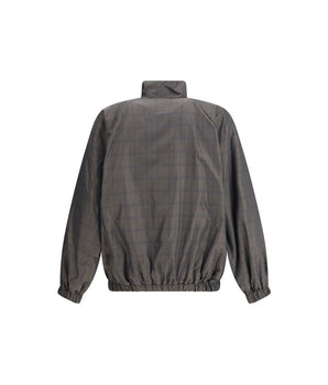 Balenciaga Brown Cotton Shell Jacket