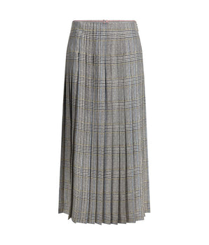 Thom Browne Multicolor Silk Midi Skirt