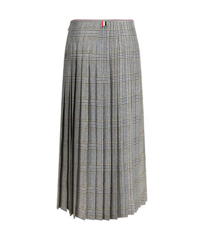 Thom Browne Multicolor Silk Midi Skirt