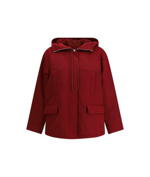 Gucci Bordeaux Polyester Shell Jacket