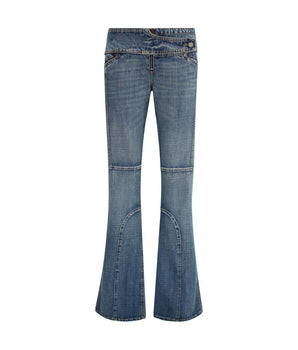 Coperni Blue Polyester Flared Jeans