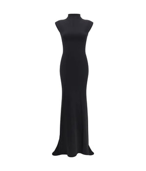 Jacquemus Black Viscose Cocktail Dress