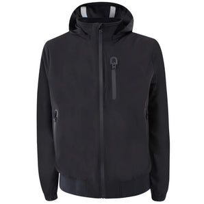 Yes Zee Black Nylon Men's Jacket