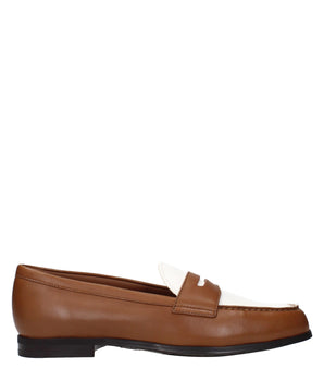 Church's Brown Leather Slip-On Loafers