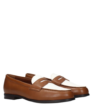 Church's Brown Leather Slip-On Loafers