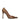 Amina Muaddi Brown Leather High Heel Pumps