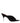 Amina Muaddi Black Leather Stiletto Heel Sandals