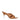 Amina Muaddi Brown Leather Stiletto Heels Sandals