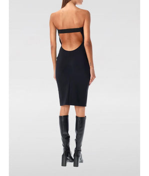 Coperni Black Cotton Casual Dress