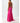 The Attico Fuchsia Jersey Cocktail Dress