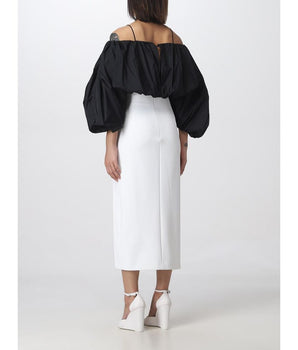 PINKO white polyester dress