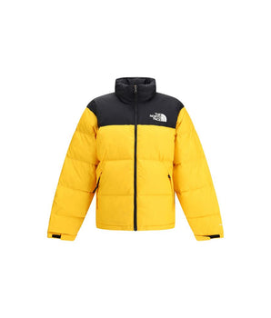 The North Face yellow polyamide shell jacket