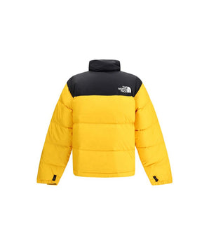 The North Face yellow polyamide shell jacket
