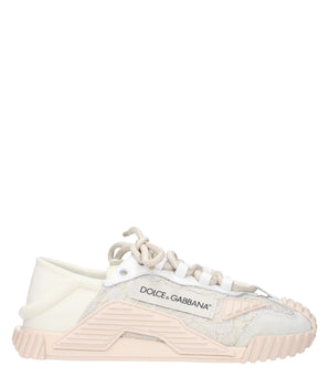 Dolce & Gabbana Gray Fabric Sneakers