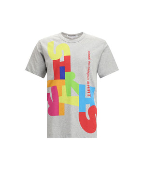 Comme Des Garçons Gray Cotton T-Shirt