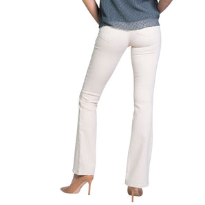 Only Cream Cotton Bootcut Jean