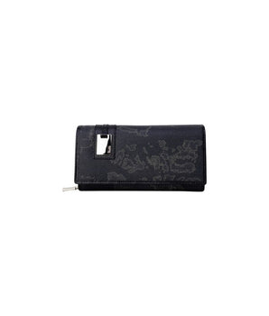 Alviero Martini Prima Classe Black Leather Wallet