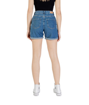 Only Blue Cotton Shorts