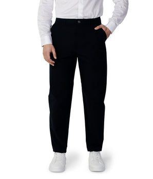 Armani Exchange Blue Cotton Casual Pants