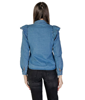 Only Blue Cotton Blouse