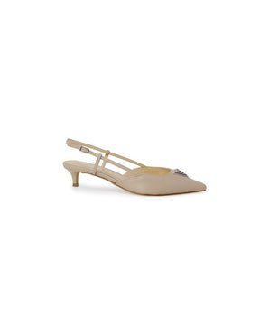 Guess Beige Polyester High Heel Pumps