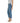ICHI Light Blue Cotton Mom Jeans