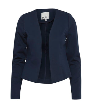 ICHI Blue Polyester Blazer