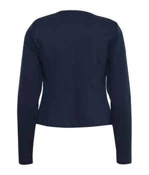 ICHI Blue Polyester Blazer