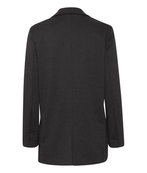 ICHI Black Recycled Polyester Blazer