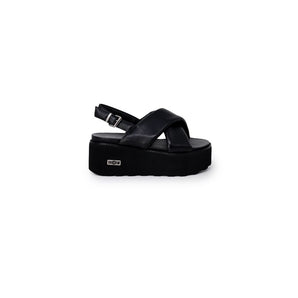 Cult Black Leather Sandal