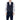 Gianni Lupo Blue Cotton Waistcoat