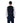Gianni Lupo Blue Cotton Waistcoat