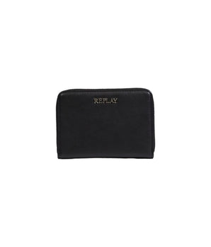 Replay Black Polyester Wallet