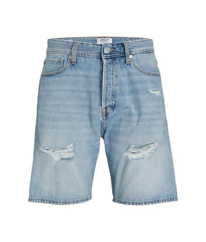 Jack Jones Light Blue Cotton Bermuda Shorts