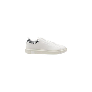 Armani Exchange Black And White Leather Sneaker
