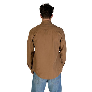 Tommy Hilfiger Jeans Beige Recycled Cotton Shirt