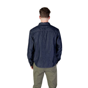 Calvin Klein Jeans Blue Cotton Shirt
