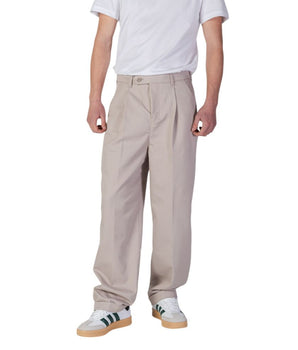 Calvin Klein Jeans Beige Recycled Polyester Casual Pants