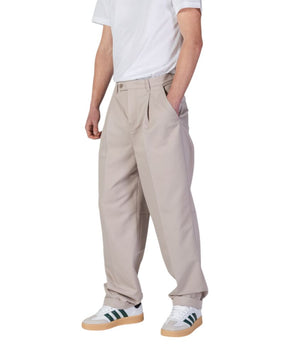 Calvin Klein Jeans Beige Recycled Polyester Casual Pants