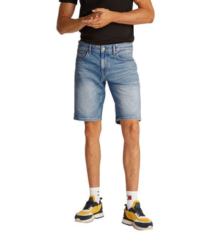 Tommy Hilfiger Jeans Light Blue Recycled Cotton Bermuda Shorts