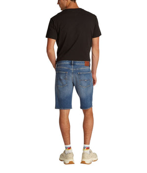 Tommy Hilfiger Jeans Blue Recycled Cotton Bermuda Shorts