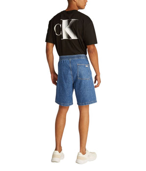 Calvin Klein Jeans Blue Cotton Bermuda Shorts