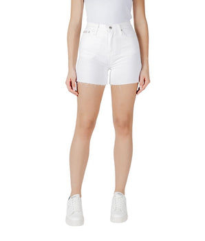 Calvin Klein Jeans White Cotton Shorts